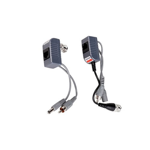 4MP Video Balun Single Channel BNC over RJ45 with Power and Audio